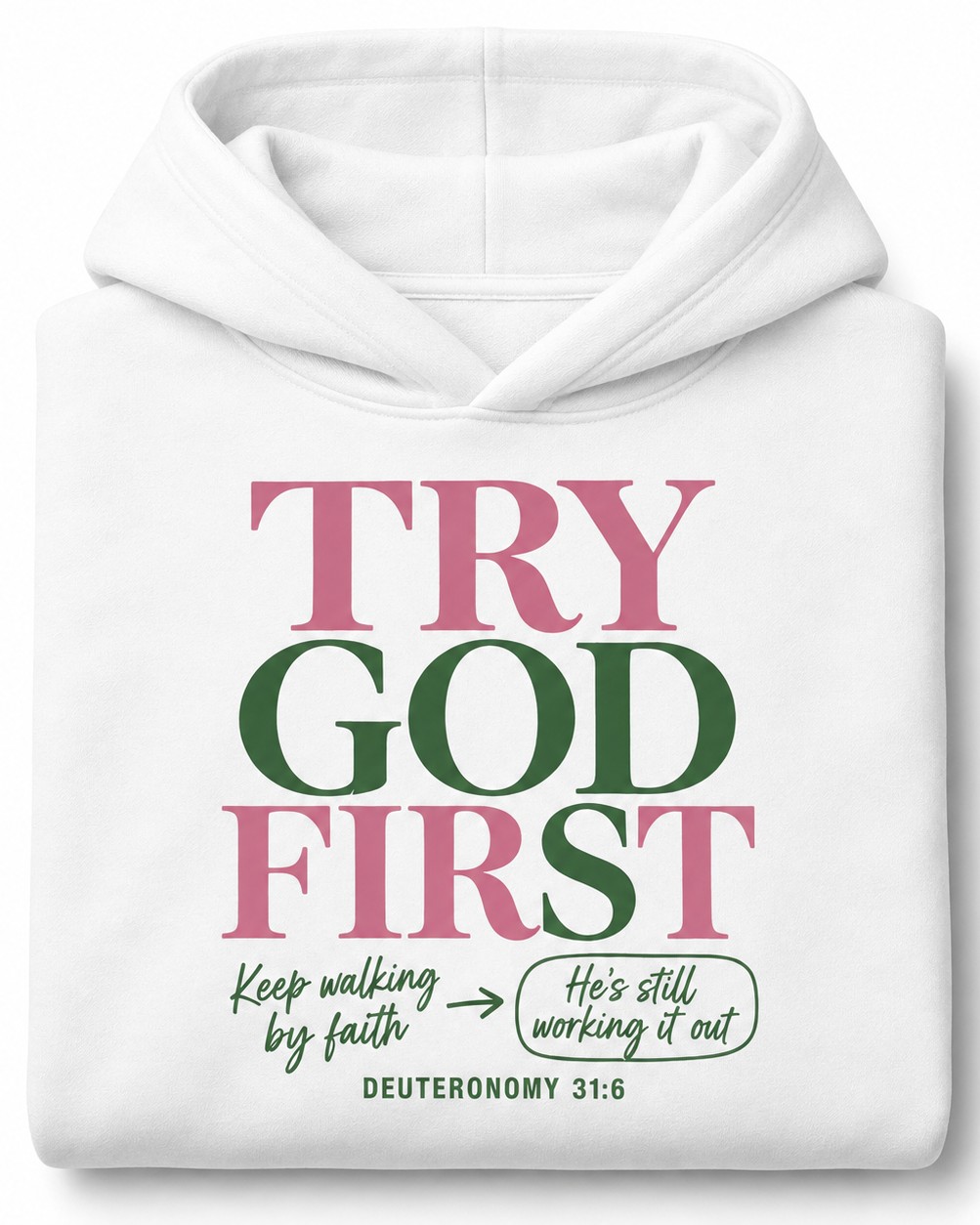 Deuteronomy 31:6 Hoodie