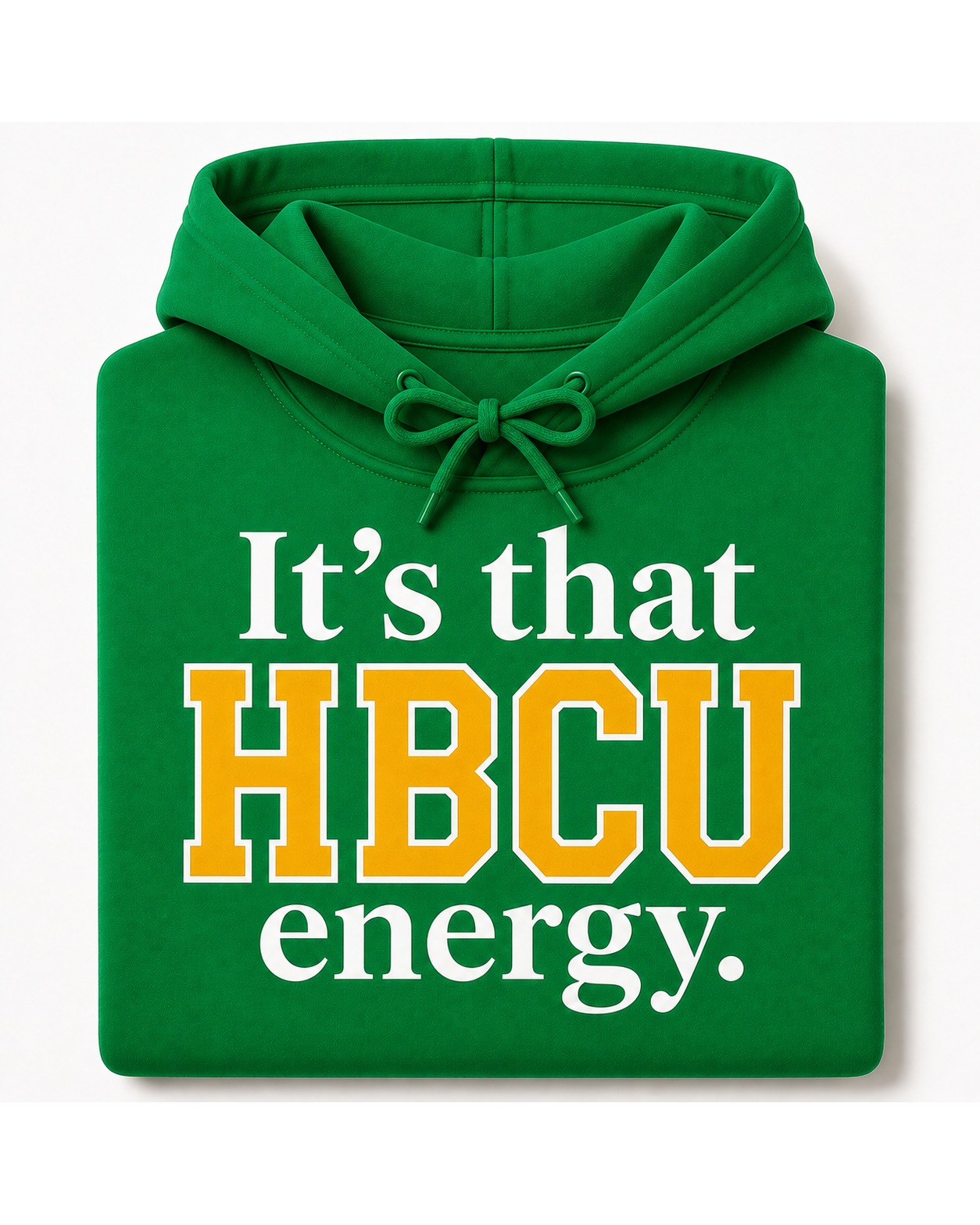 Wilberforce HBCU Energy Hoodie Kelly Green