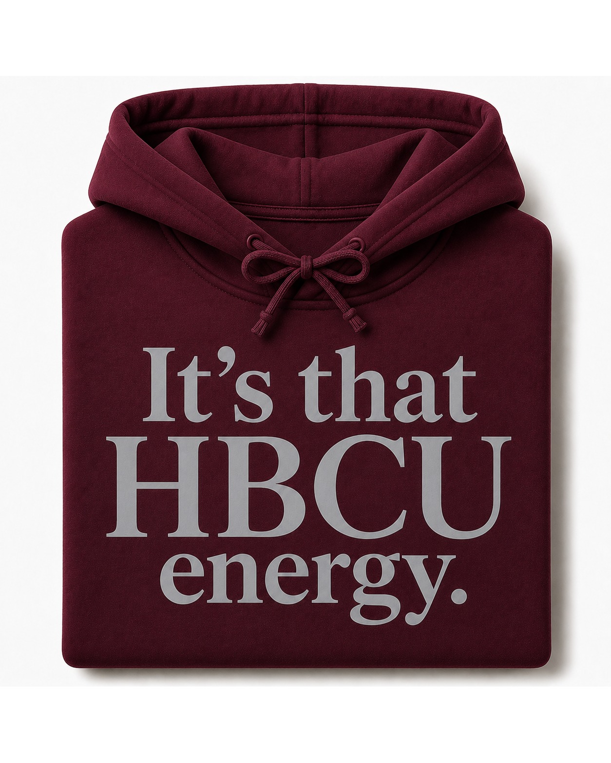 North Carolina Central HBCU Energy Hoodie Maroon