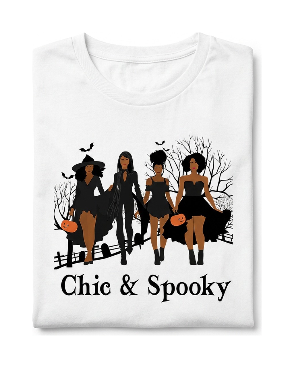 Halloween Dolls Chic & Spooky Short Sleeve T-Shirt